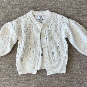 Old Navy Cream Knit Cardigan
